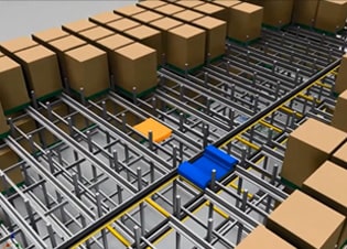 3D image of Multi Deep Pallet System