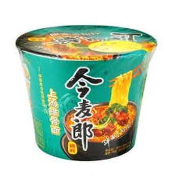 Image of instant cup noodle produced by China J instant noodle company