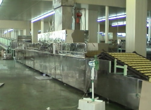 Image of Indonesia S instant noodle company's production line of factory
