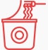 Icon of instant cup noodle