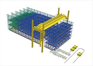3D image of mobile rack