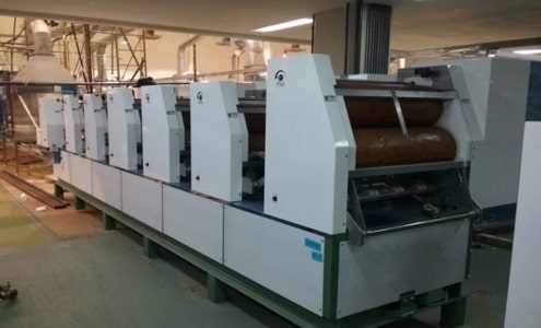 Image of production machines in Philippines/Thailand M instant noodle company