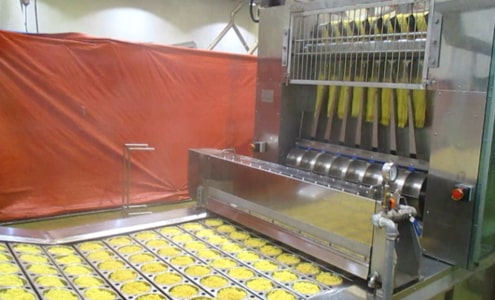 Image of production machine in Philippines/Thailand M instant noodle company