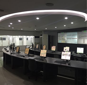 Image of Nongshim's maintenance system on screens